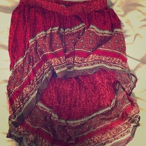 Free People High-Low Skirt